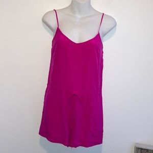 Cynthia Vincent Silk Romper
